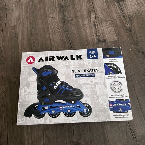 Airwalk Youth Inline Skate - Blue (1-4) - Picture 3 of 6